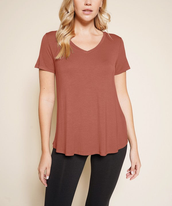 Bamboo Classic V Top-Charmful Clothing Boutique