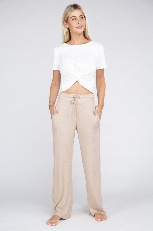 Cozy Terry Lounge Pants-Charmful Clothing Boutique