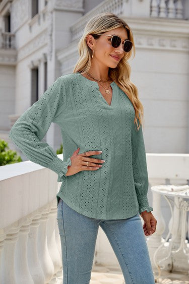 Women Long Sleeve TOP-Charmful Clothing Boutique