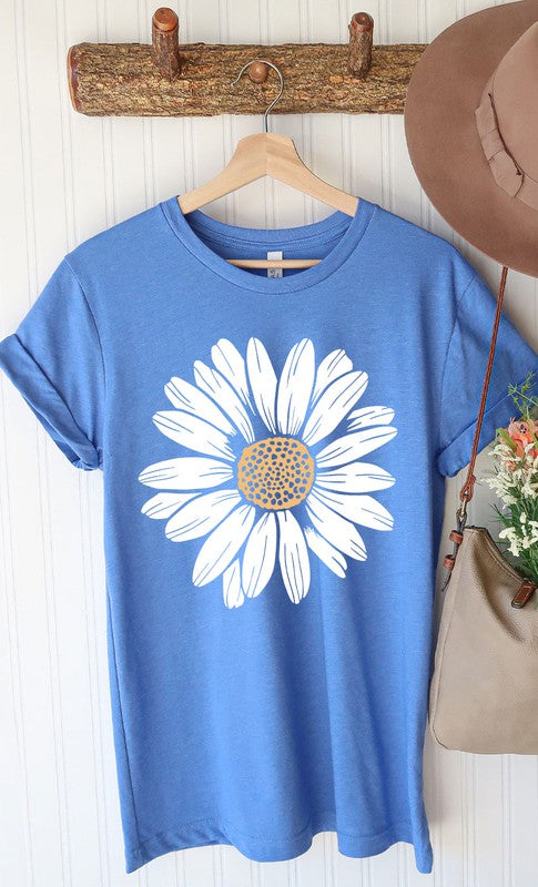 Daisy Graphic Tee-Charmful Clothing Boutique